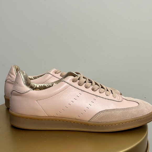 Zespa Aix-en-Provence Sneakers athletic Shoes Pink Blush Leather Size 41 - Picture 1 of 9